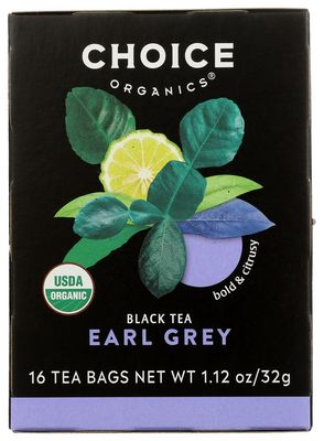 Choice Organic, Earl Grey Tea, 16 ct