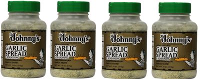 Johnnys Garlic Spread and Seasoning XjECar, 4Pack (18 Ounce)