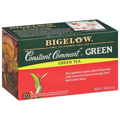 Bigelow Tea Constant Comment Green Tea, Caffeinated, 20 Count (Pack of 6) 120 Total Tea Bags