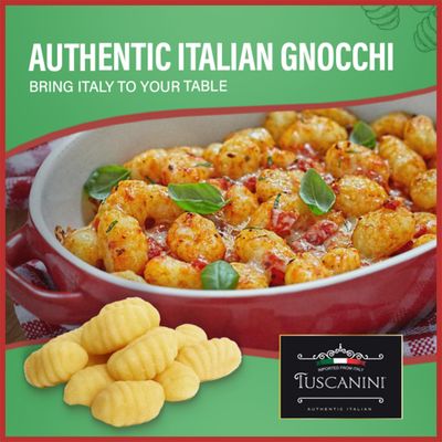 Tuscanini Cauliflower Gnocchi 16oz (2 Pack) | Imported From Italy, Low Fat, Ready in Minutes!