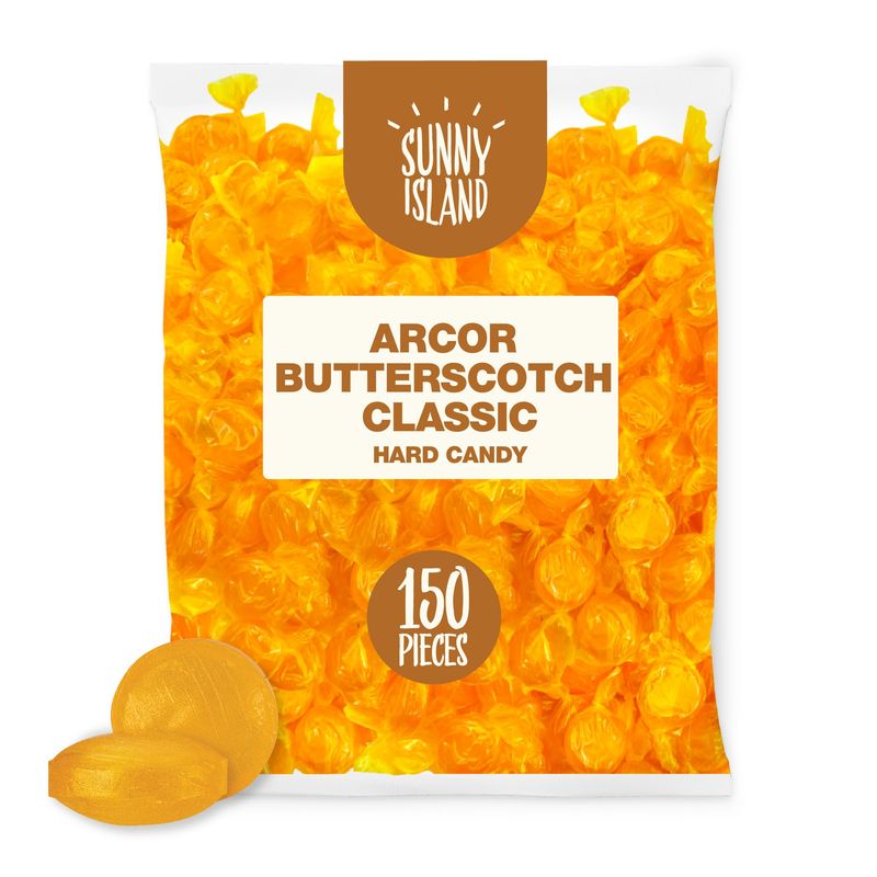 Arcor Butterscotch Disk | 2-Pound Bag | Classic Christams Hard Candy