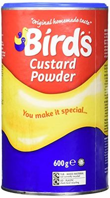 Bird&#39;s Vanilla Flavoured Custard Powder 600g (Pack of 1)