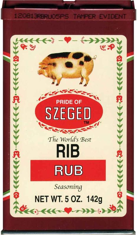 Szeged Rib Rub, 5-Ounce Tins (Pack of 6)