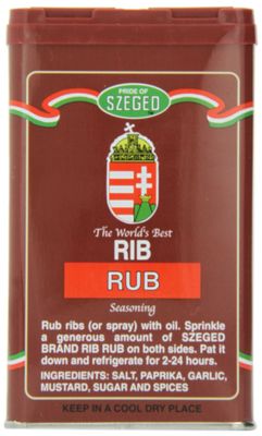 Szeged Rib Rub, 5-Ounce Tins (Pack of 6)