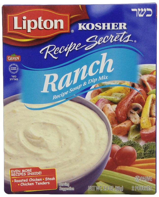 Lipton Recipe Secrets, Ranch Soup &amp; Dip Mix, 2.4 Ounce (Pack of 12)