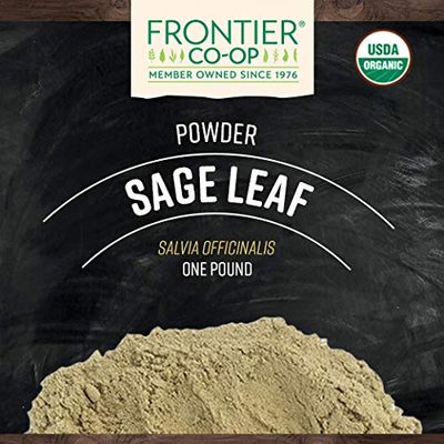 Frontier Co-op Organic Ground Sage Leaf 1lb