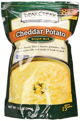 Bear Creek Country Kitchen Cheddar Potato Soup Mix (Pack of 3)
