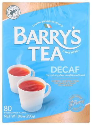 Barry&#39;s Tea Decaf Blend 80 Teabags (6 Pack), fresh from Barry&#39;s Tea in Ireland