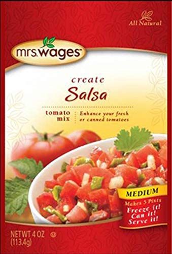 Mrs. Wages Mild Salsa Tomato Mix, 4 Ounce-12 Packages