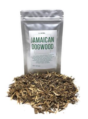 Jamaican Dogwood - Dried, Cut &amp; Natural Fishfuddle (Bark/Root) - Piscidia Piscipula from Jamaica - Net Weight: 1.48 Oz / 42 Grams