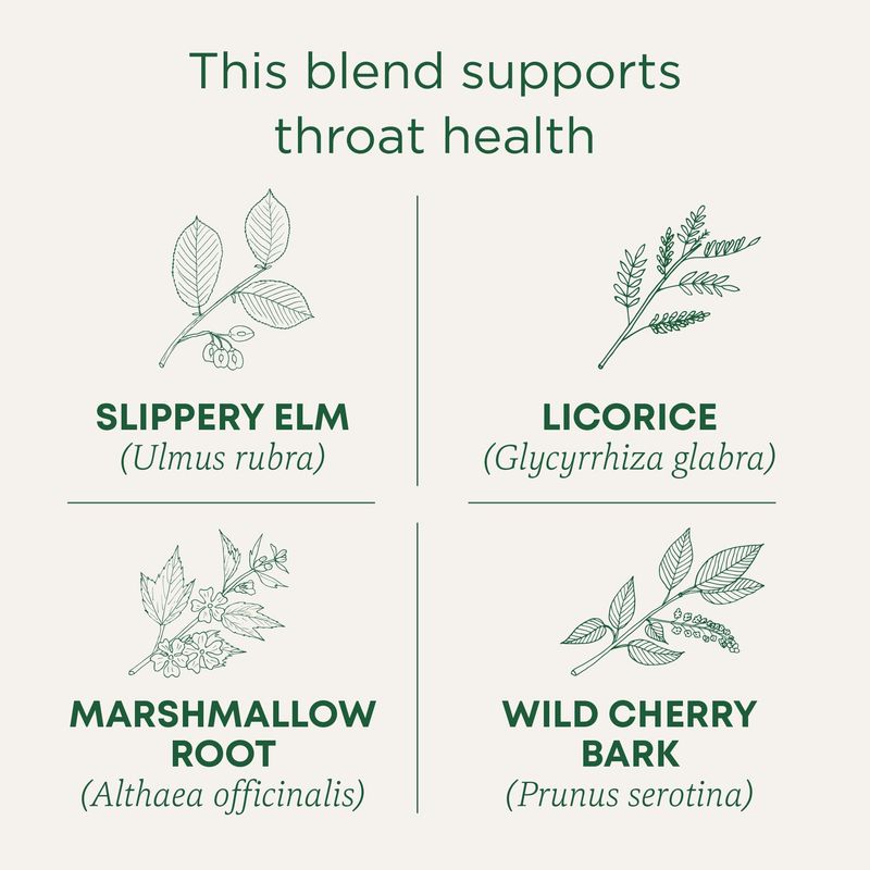 Traditional Medicinals Tea, Organic Throat Coat, Supports Throat Health, 16 Tea Bags