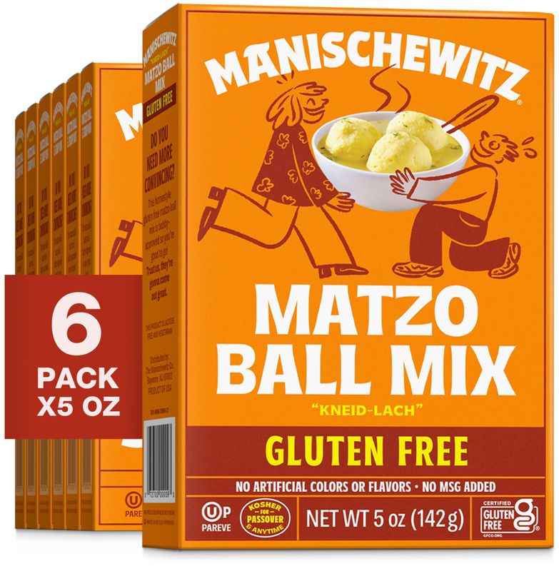 Manischewitz Matzo Ball Mix, Gluten Free - 5 Ounce (Pack of 6)