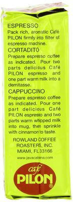 Pilon Espresso Coffee, 10 Ounce (Pack of 6)