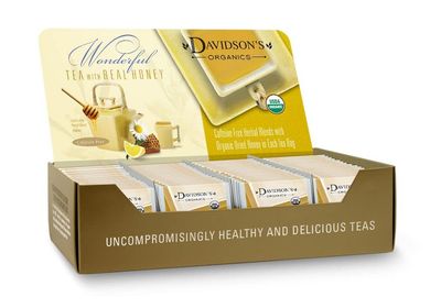 Davidson&#39;s Organics, Bing Cherry with Almond, 100-count Individually Wrapped Tea Bags