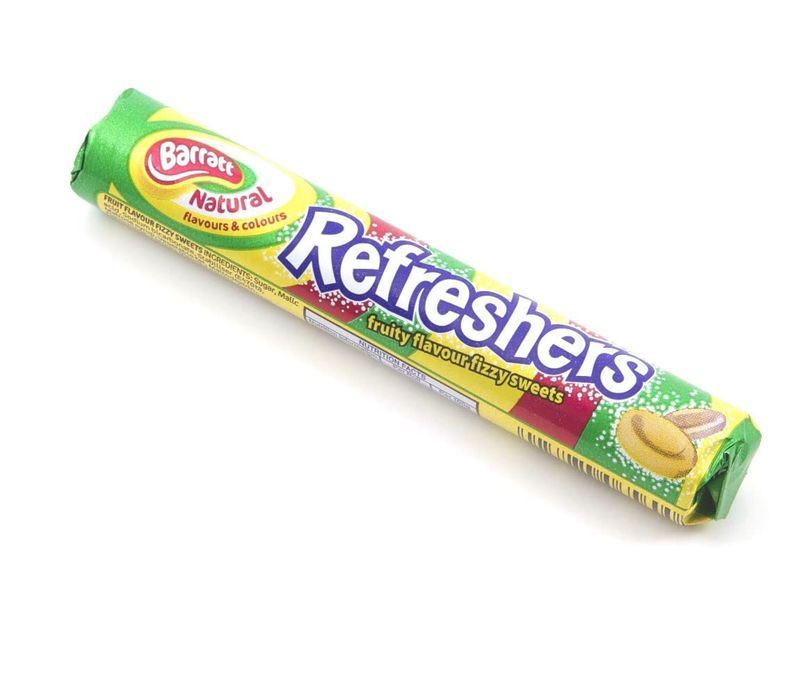 Barratts Refreshers Fruity Flavour Fizzy Sweets 34.2 g (Pack of 48)
