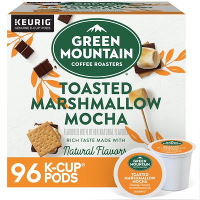 Green Mountain Coffee Roasters Toasted Marshmallow Mocha Keurig Single-Serve K-Cup Pods, Light Roast Coffee, 96 Count (4 Packs of 24)