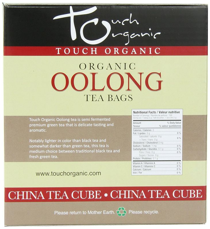 Touch Organic Tea, Cube Oolong, 100 Count
