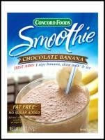 Chocolate Banana Smoothie Mix/ Concord Foods(Pack of 18)