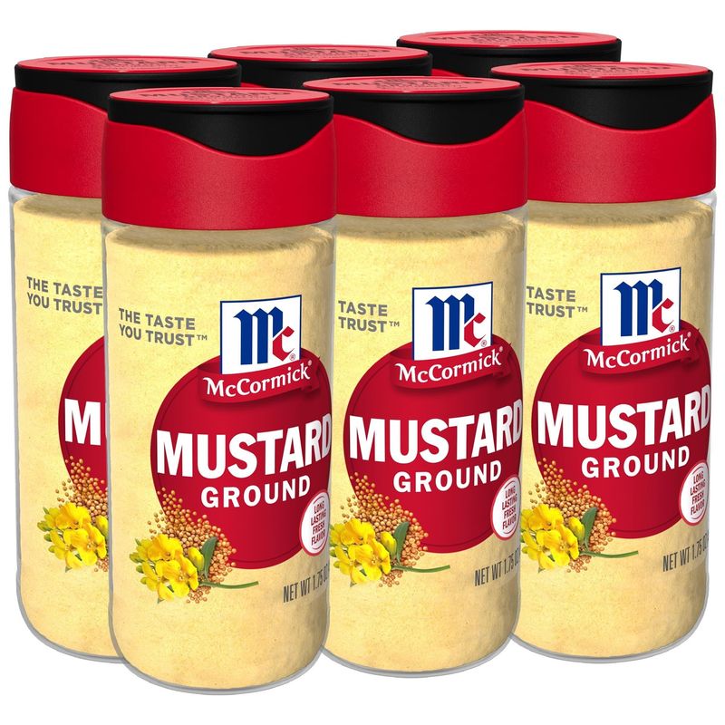 McCormick Ground Mustard, 1.75 oz (Pack of 6)