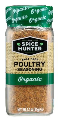 The Spice Hunter Poultry Seasoning, Organic, 1.1-Ounce Jars (Pack of 6)