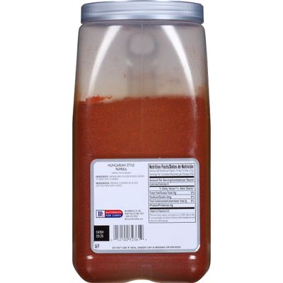 McCormick Culinary Hungarian Style Paprika, 5.25 lb - One 5.25 Pound Container of Sweet Hungarian Paprika Powder for Culinary Professionals, Great for Rubs and Garnish