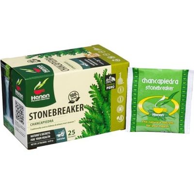 Hanan Chanca Piedra Tea Stone Breaker 50 Teabags of Dried Chancapiedra Leaves Wild-Grown in Peru