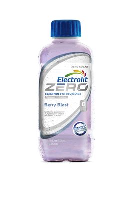 Electrolit Electrolyte Hydration &amp; Recovery Drink, 21oz, ZERO Berry Blast, 12 Pack