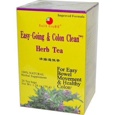 Easy Going and Colon Clean Tea Health King 20 Bag