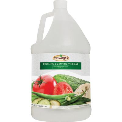 Mrs. Wages Pickling &amp; Canning Vinegar, Well-Balanced Vinegar, Great Tasting, Versatile for Canning &amp; Cooking, Easy Storage, (1 Gallon Jug)