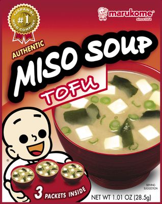 Marukome Miso Instant Tofu, 1.01 Ounce(Pack of 12)