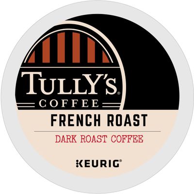 Tully's Coffee French Roast Coffee K-Cups, Box Of 24