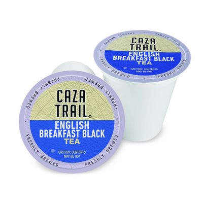 Caza Trail Black Tea Pods, English Breakfast, Single Serve (Pack of 24) (Packaging May Vary)