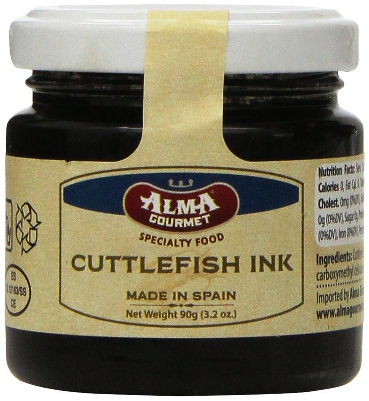 Alma Gourmet Cuttlefish Squid Ink | 3.2oz (90g) Jar