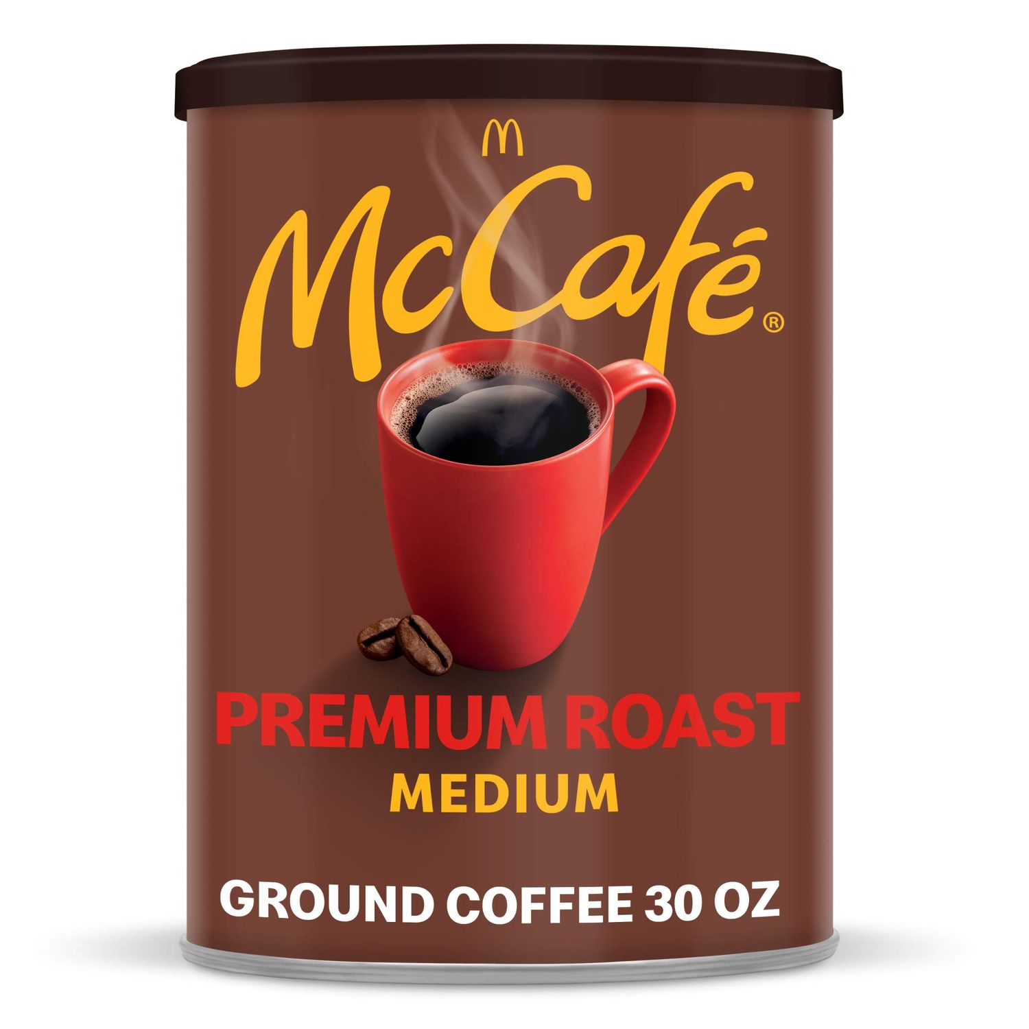 McCafe Premium Roast, Medium Roast Ground Coffee, 30 oz Canister