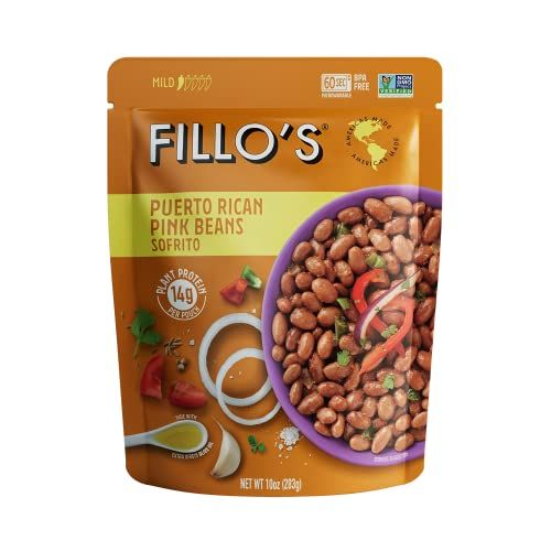 FILLOS Puerto Rican Pink Beans &amp; Sofrito, 10 OZ