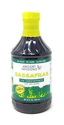 Ancient Infusions Sassafras Concentrate Instant Tea, 12-Ounce Bottles (Pack of 6)