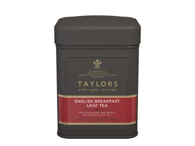 Taylors of Harrogate English Breakfast Loose Leaf, 4.41 Ounce Tin (Pack of 6)
