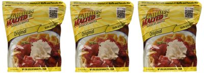 Carbon&#39;s Golden Malted Original Waffle and Pancake Flour, 32 Ounce (Pack of 3)
