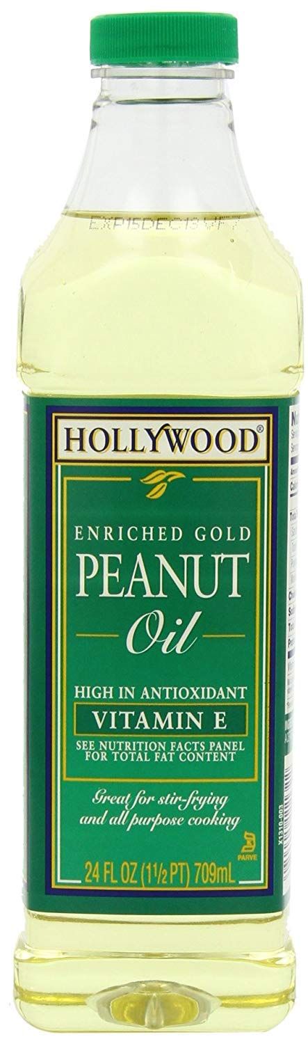 Hollywood Enriched Gold Peanut Oil, 24 Oz
