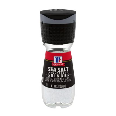 McCormick Sea Salt Grinder, 2.12 oz