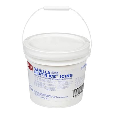 Rich&#39;s Vanilla Heat &#39;N Ice, Bakery Icing for Donuts, Rolls, &amp; Desserts, 12 Pound Pail