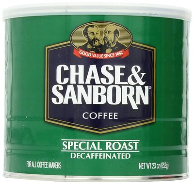 Chase &amp; Sanborn Coffee, Special Roast Decaf Ground Coffee, Medium Roast, 23 Ounce