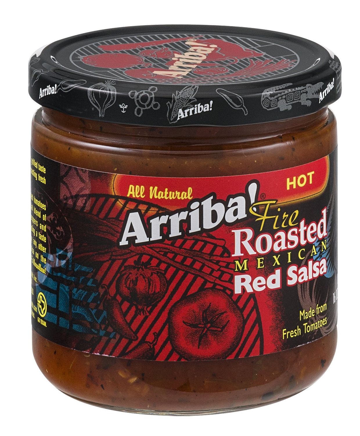 Arriba Salsa Red Hot, 16 oz