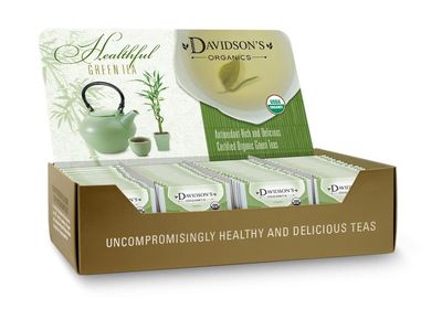 Davidson&#39;s Organics, Tropical Green, 100-count Individually Wrapped Tea Bags