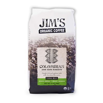 Coffee Whole Bean Colombian 12 Ounces (Case of 6)