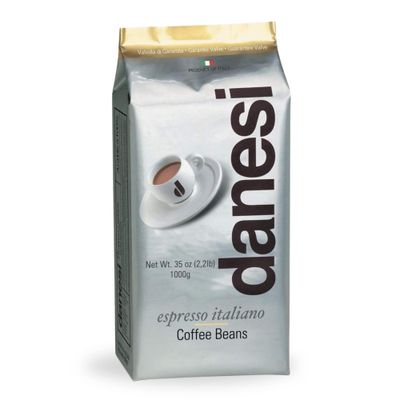 Danesi Caffe Italian Coffee Beans - Whole Roasted Coffee Beans for Espresso - Espresso Coffee Beans &amp; Medium Roast Whole Bean - Coffee Bean - Coffee Beans Espresso - Coffee Whole Bean - Gold (2.2lb)