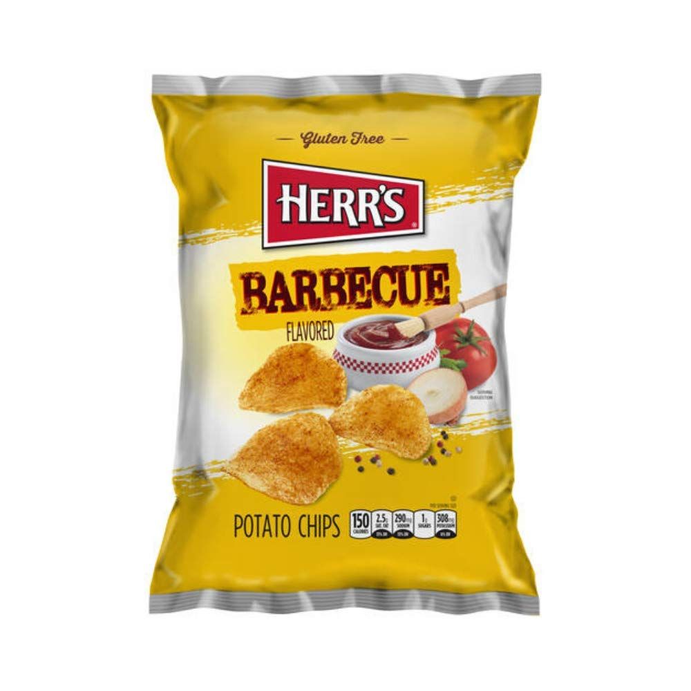 Herr&#39;s Potato Chips - BBQ, 1 oz