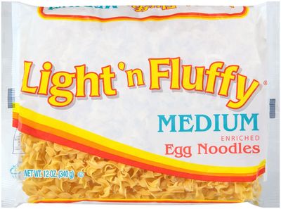 Light &#39;N Fluffy Medium Egg Noodles, 12 Ounce