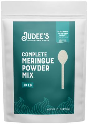 Judees Complete Meringue Powder Mix Bulk 10 lb - Great for Baking and Decorating - No Preservatives - Gluten-Free and Nut-Free - Make Meringue Cookies, Pies, Frosting, and Royal Icing