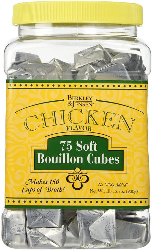 Berkley &amp; Jensen Chicken Flavor 75 Soft Bouillon Cubes (1lb 15.7oz container)